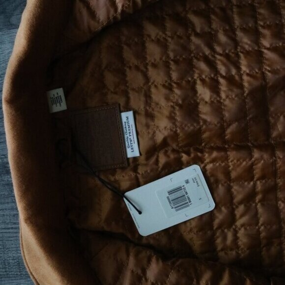 NWT Levi's Varsity Cozy Wool Trucker Jacket in Glazed Ginger Size Medium - Picture 8 of 8